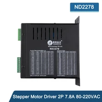 leadshine nd2278 motor driver 80 220vac 7 8a micro step drive cnc router adapted to nema 34 nema 23 2 phase stepper motor