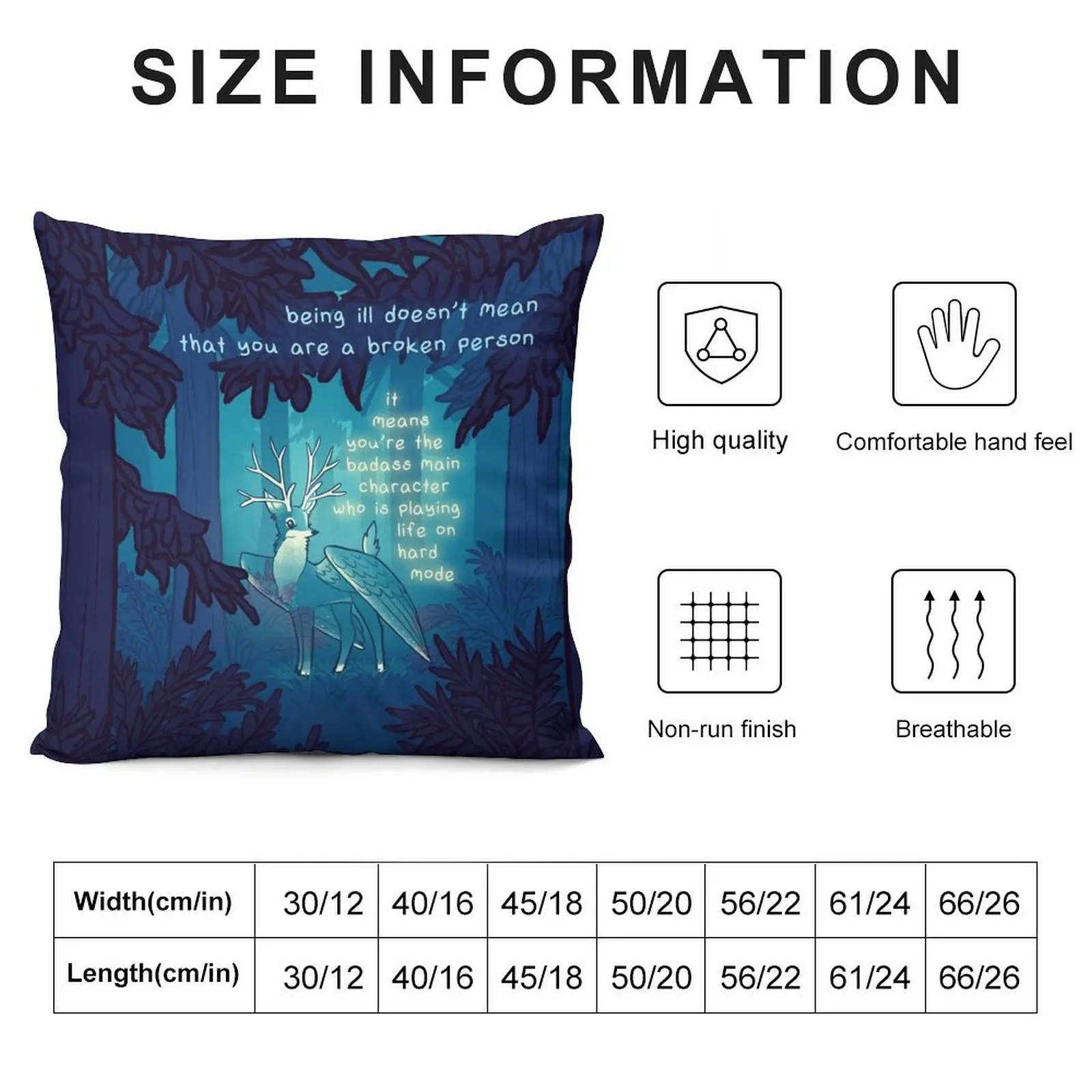 Вы главный герой призрак лес перитон Крылатый олень диванная Подушка Чехол