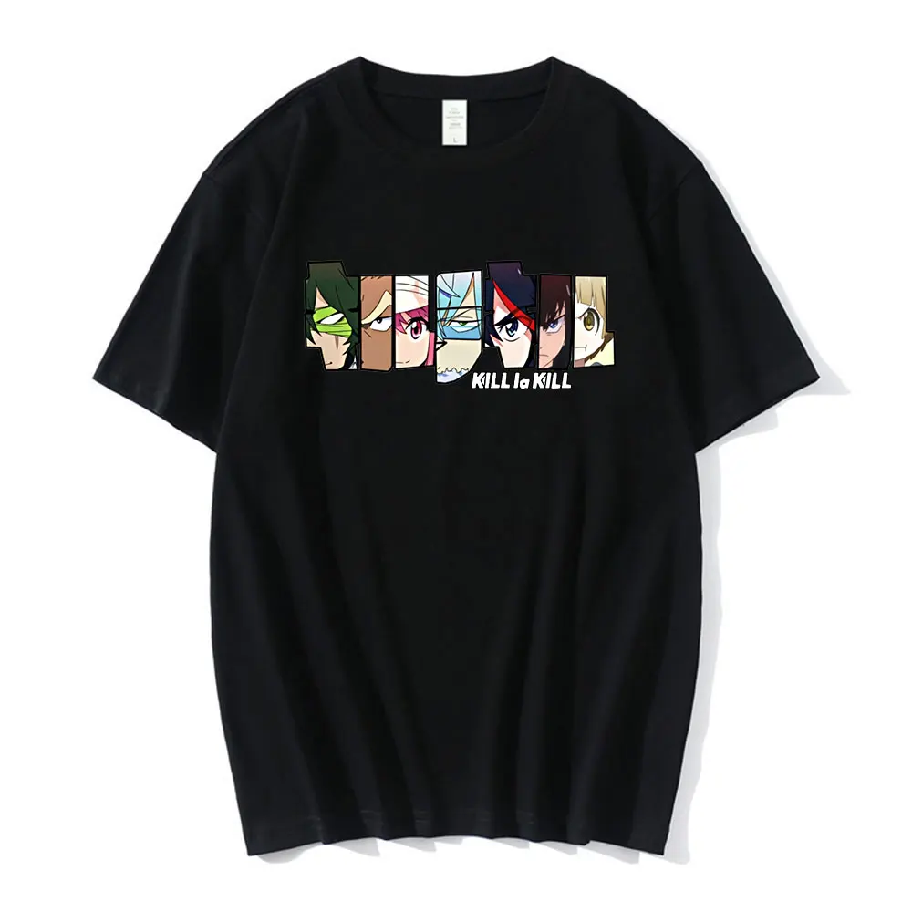 

Anime Kill La Kill Matoi Ryuuko Eyes Print T-shirts Man Summer Oversized Short Sleeve T-shirt Harajuku Streetwear Vintage Clothe