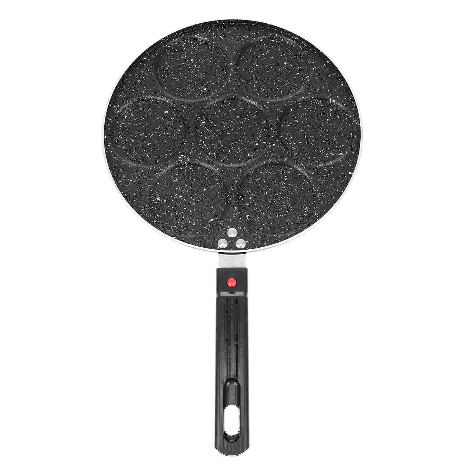

Frying Pan Household Non-stick Pan Kitchen Breakfast Pan 7 Hole Fried Egg Pan for Restaurant Kitchen