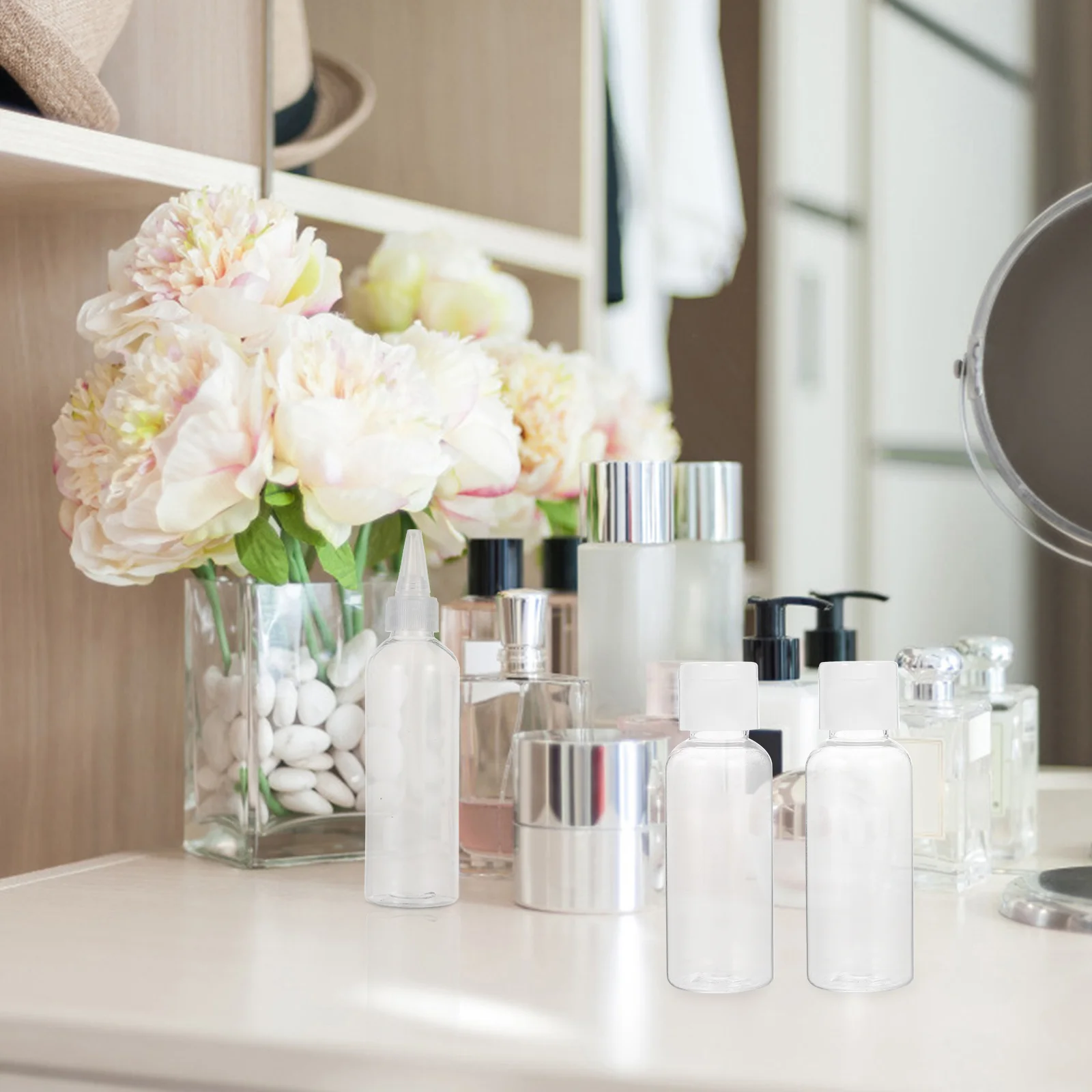 24 шт. легкие дорожные бутылки контейнеры для лосьона отдельные хранения