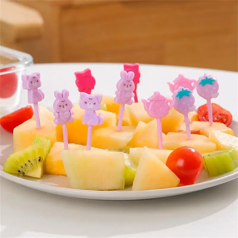 

Creative Forks National Flag Sushi Merlot Children's Bento Decoration Sticker Cute Japanese And Korean Fruit Toothpick Baby