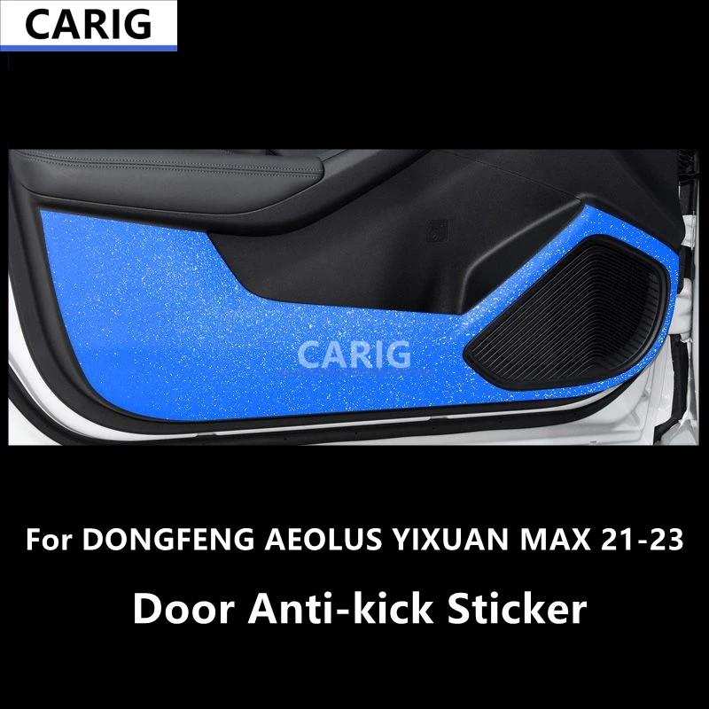

Наклейка против удара двери для DONGFENG AEOLUS YIXUAN MAX 21-23, модифицированный узор из углеродного волокна, пленка для интерьера автомобиля, аксессуа...