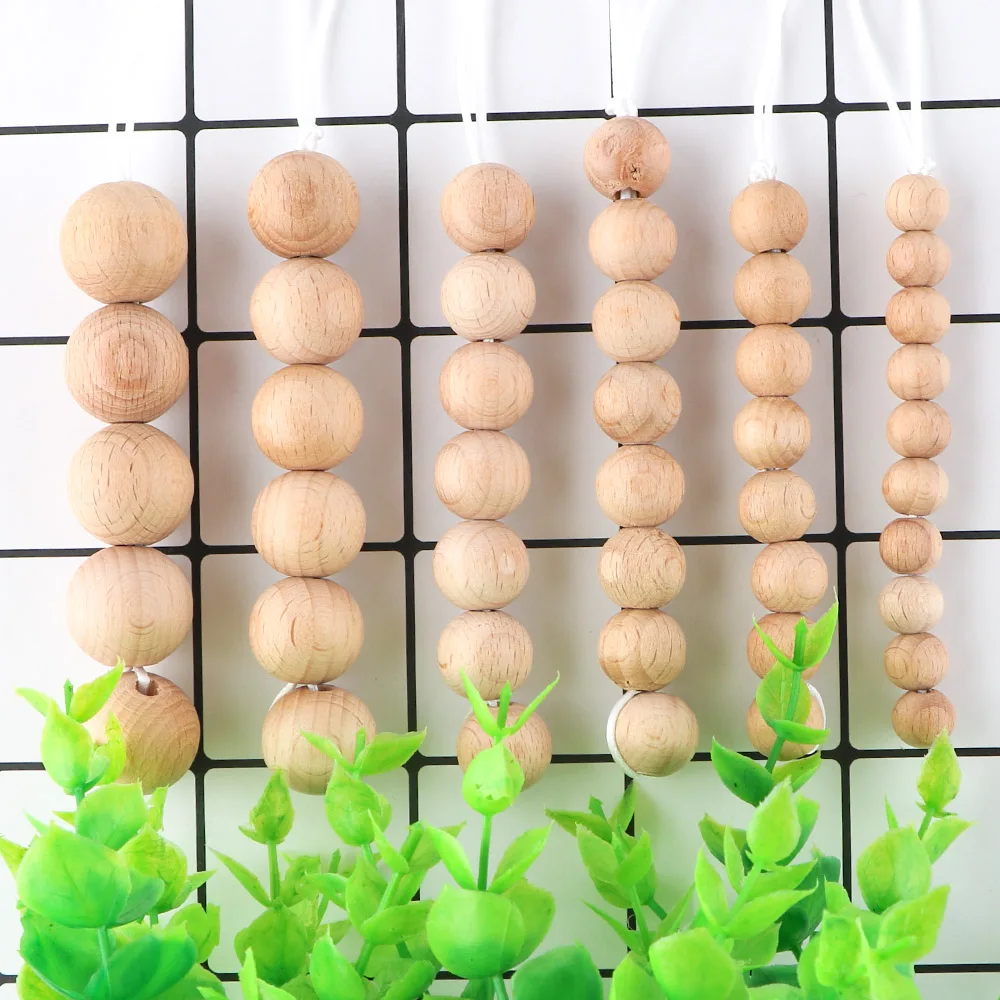 Бусины Из Натурального бука с квадратными буквами 100-1000 шт./партия