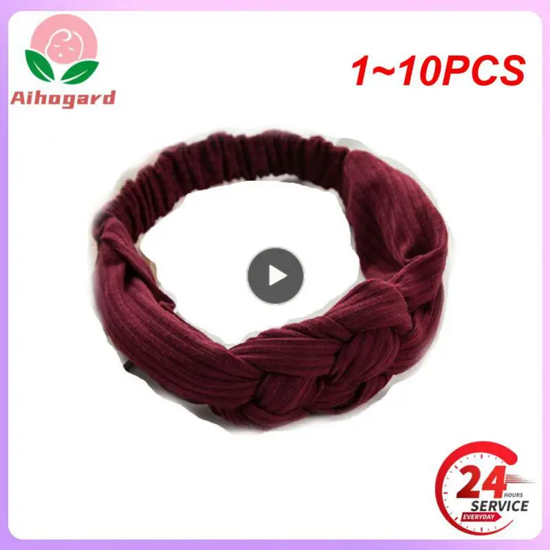 

1~10PCS Citgeett Kid Girl Headband Hairband Bow Knot Cross Tie Headwrap Hairband Hoop