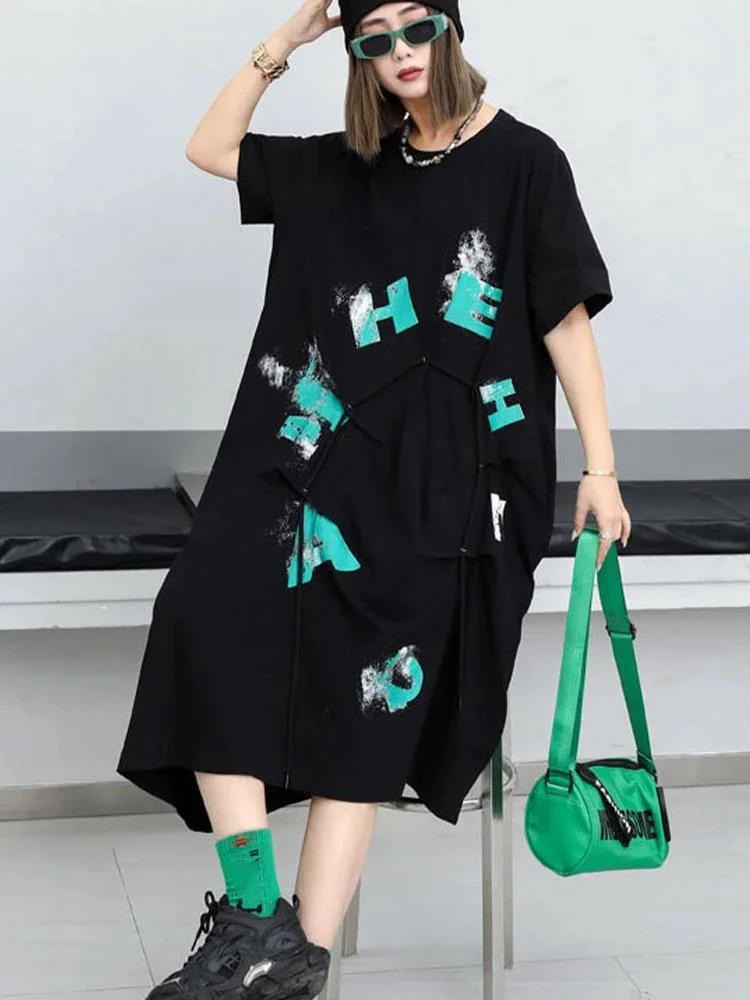 Max LuLu 2024 модные корейские печатные платья для отдыха женские весенние винтажные