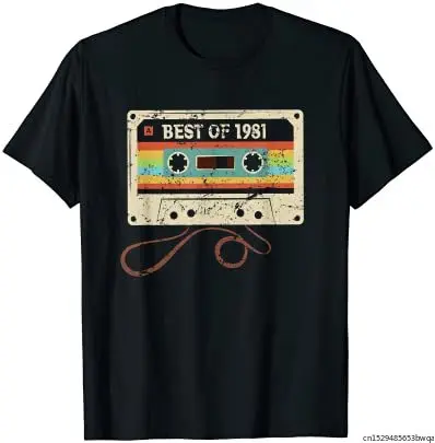 

Best 1981 Vintage 40th Birthday 40 Year Old Gift Men T-Shirt