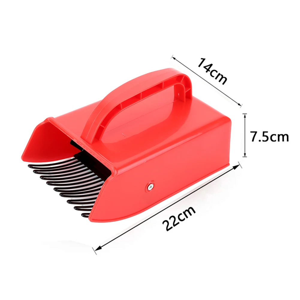 Ягодный сборщик Пластиковый совок для сбора черники с металлической расческой