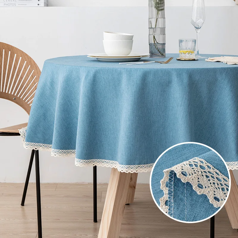 

2023 round table cloth waterproof and oil proof hot disposable table cloth round table cloth_AN37