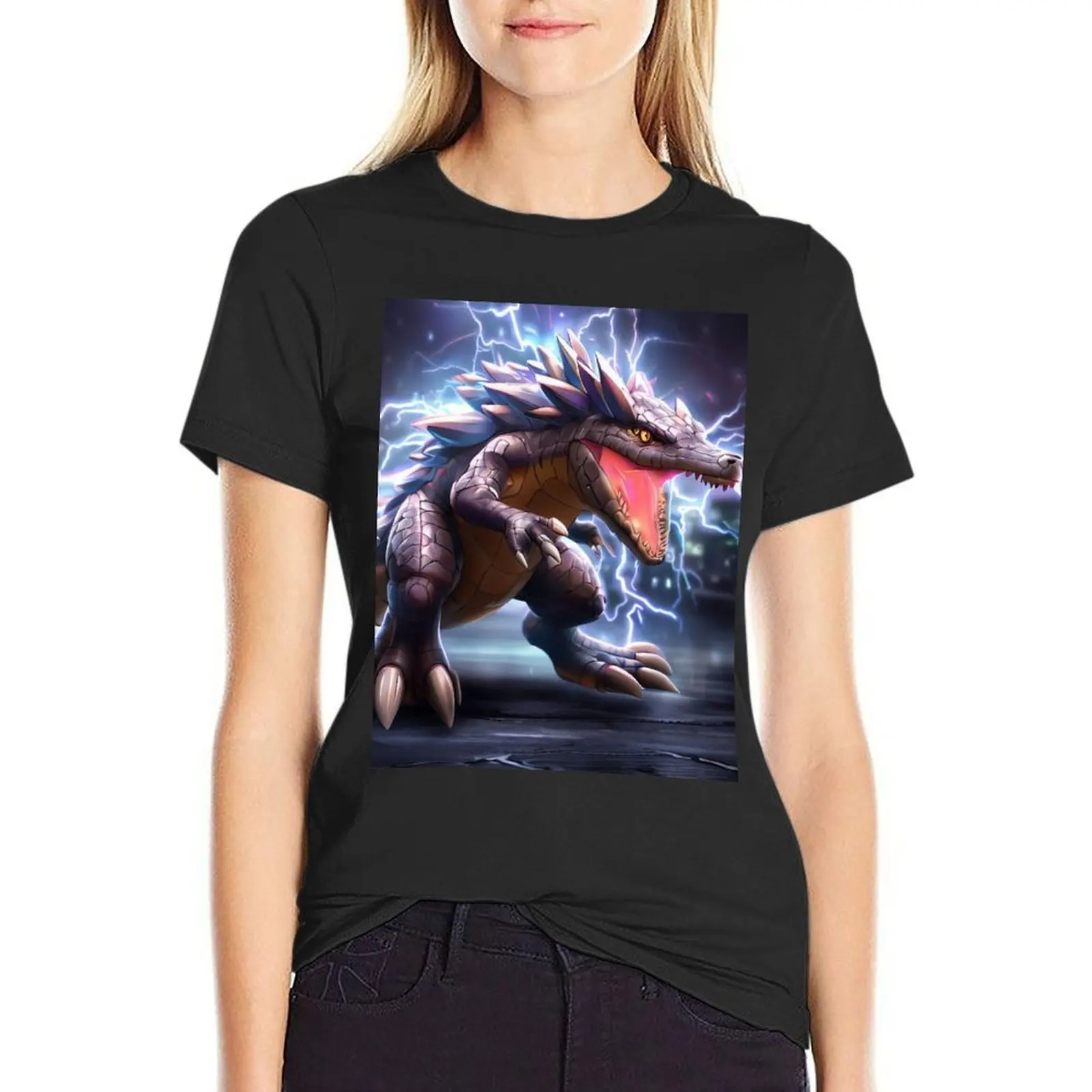 Cracadolia the great devourer футболки funnys кавайная одежда простая футболка платье для женщин