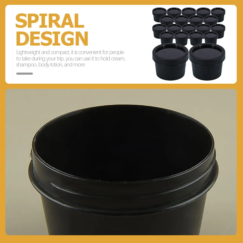 

20pcs Empty Refillable Face Cream Containers Multi-use Lip Balm Jars Small Holder