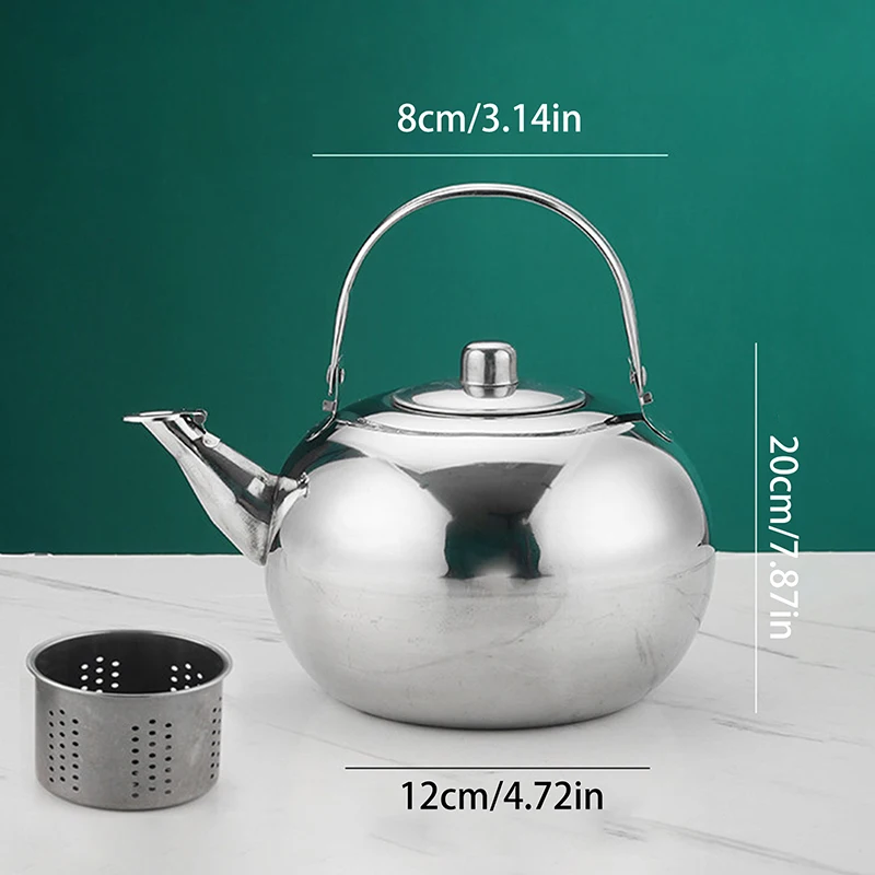Чайник из нержавеющей стали чайник с фильтром для заварки кофе зеленый чая дома