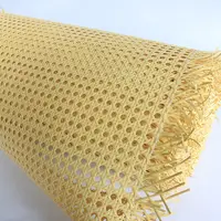 40cm 45cm PE Plastic Rattan Webbing Roll Cane Wicker Sheet For Chair Table Furniture Repairing Material