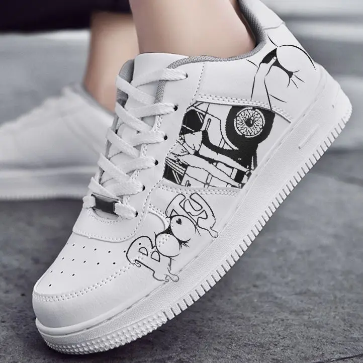 

Кроссовки мужские/женские легкие, пикантная модная повседневная обувь для подростков, для бега, скейтбординга, с 3D принтом, средний палец