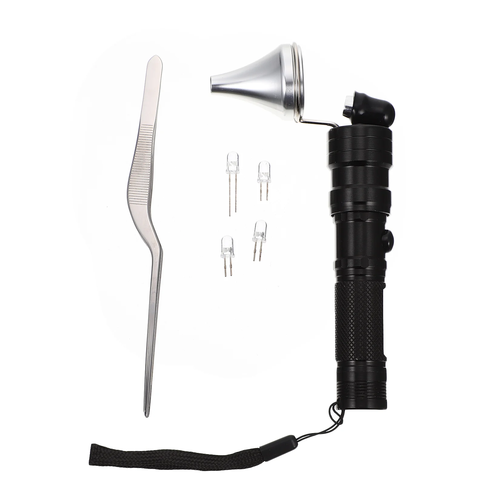 

1 Set of High-brightness LED Ear Checking Lamp Hand Lamp for Ear Picking (Black)