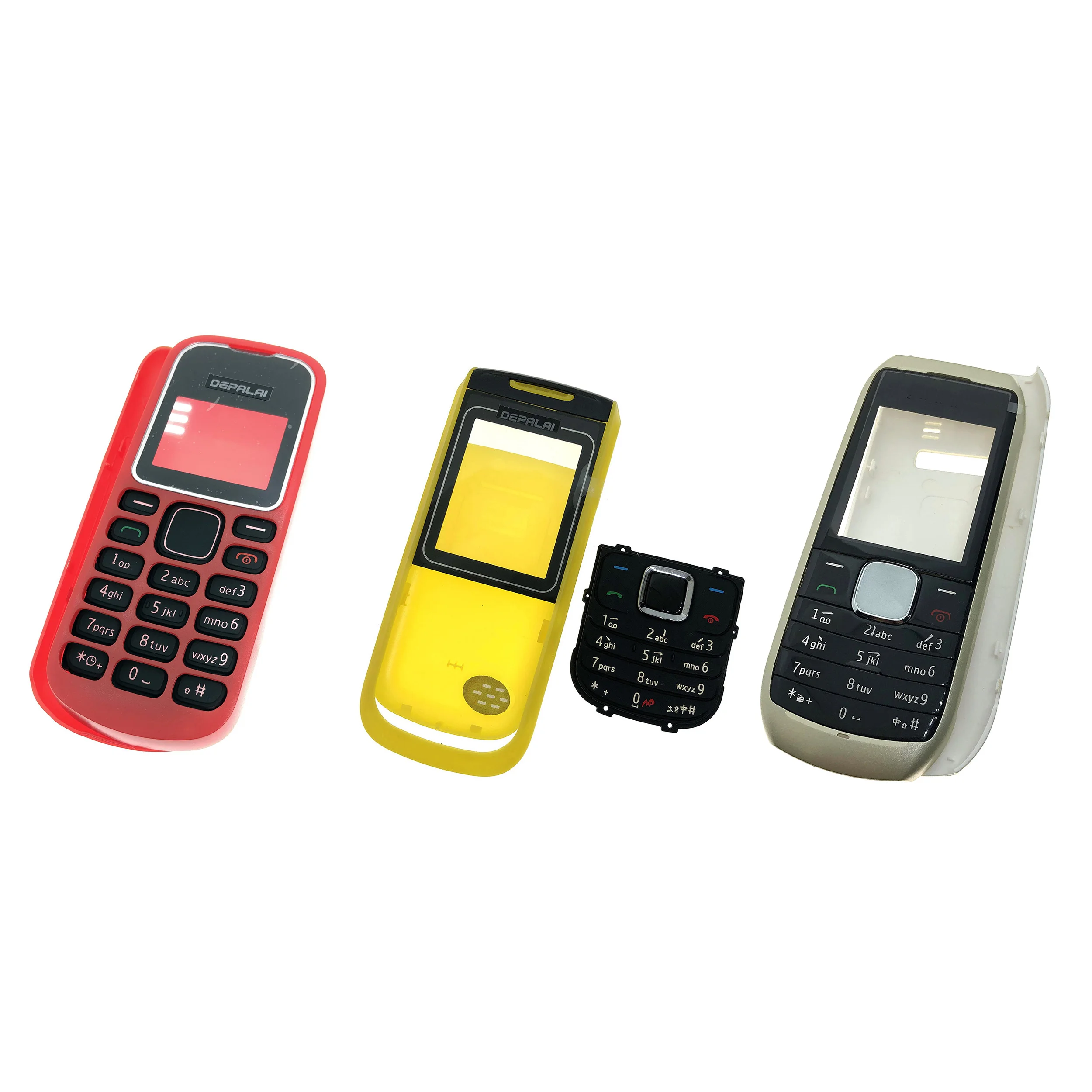 For Nokia 1800 1681 1680 1280 Housing Front Faceplate Frame Cover Case Back cover battery door Keypad | Мобильные телефоны и
