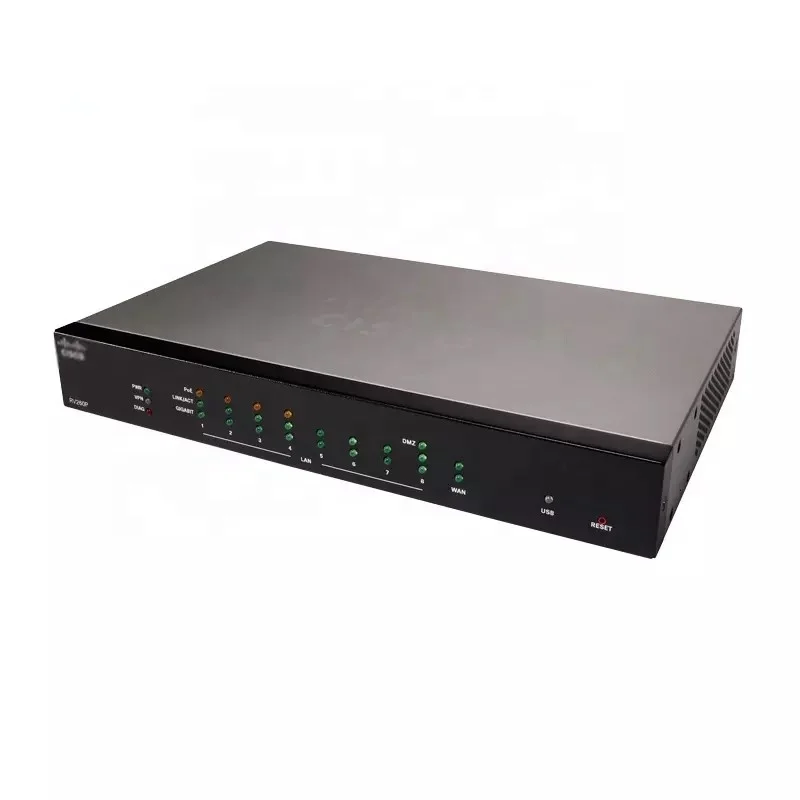 

RV260P-K9-CN 8 Ports RJ-45 Gigabit Ethernet POE Router VPN Router