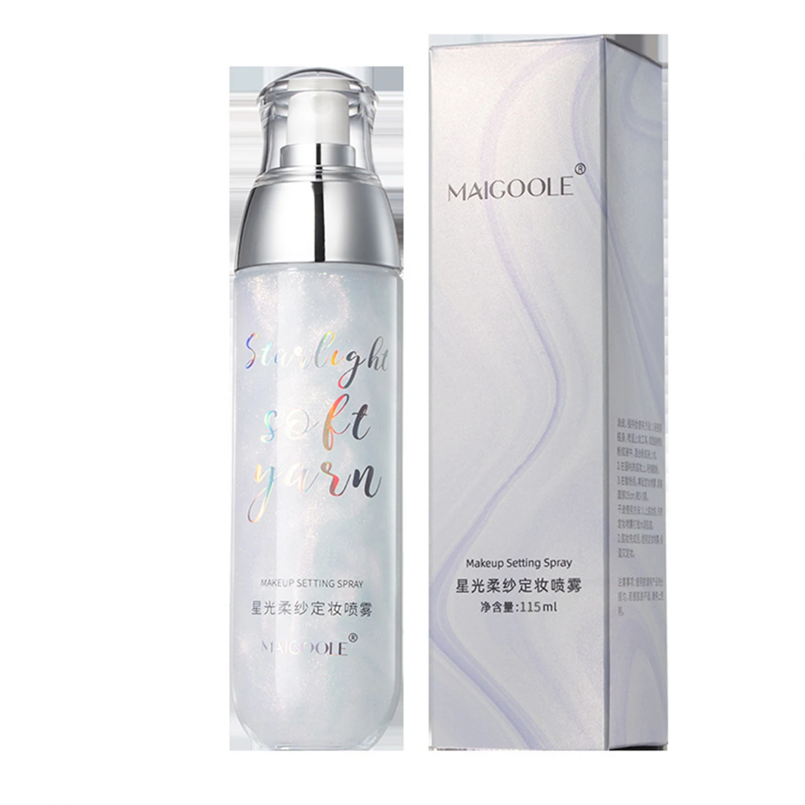 

Starlight Makeup Setting Spray Oil Control Moisturizing Waterproof Sweatproof Face Makeup Concealer Makeup Fixing Setting Spray