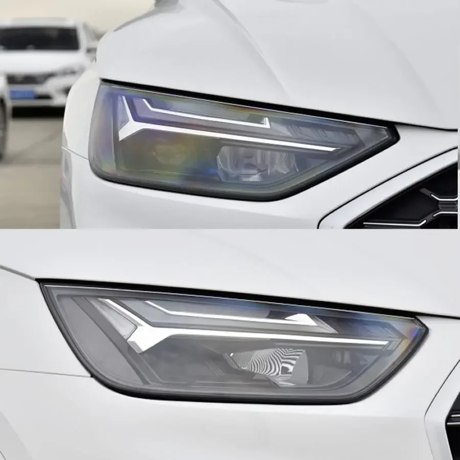 Фото ZAZQ для Audi Q5 Q5L 2021 2022, крышка фары, абажур, корпус фары, линза из плексигласа, замена оригинального абажура №3