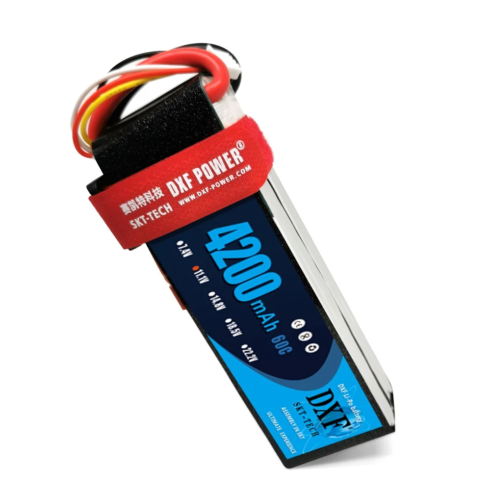 

DXF 3S 11.1V 4200mah 60C-120C Lipo Battery 3S FPV Drone Airplane Car Racing Truck Boat RC Parts