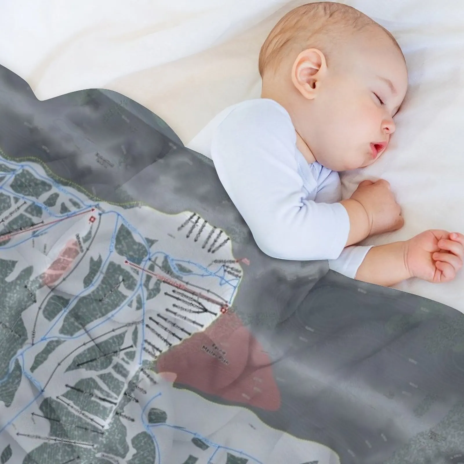 Фланелевые ворсистые одеяла Fernie курорт