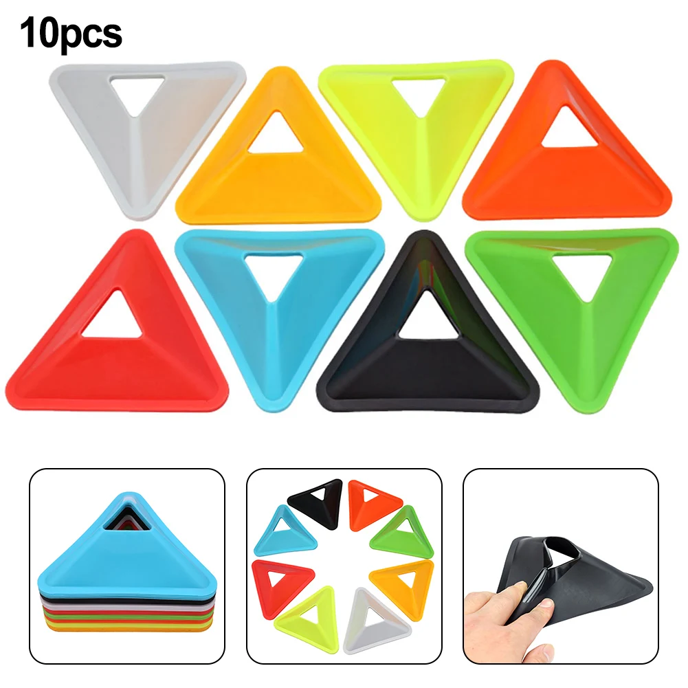 

10pcs Training Space Saucer Sport Multi Training Equipment Sale Football Marker Cones Hot Discs Training Football Triangle
