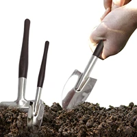 3pcs garden tool set transplant spade shovel cultivator hand rake gadget kit stainless steel garden tool gardening accessories