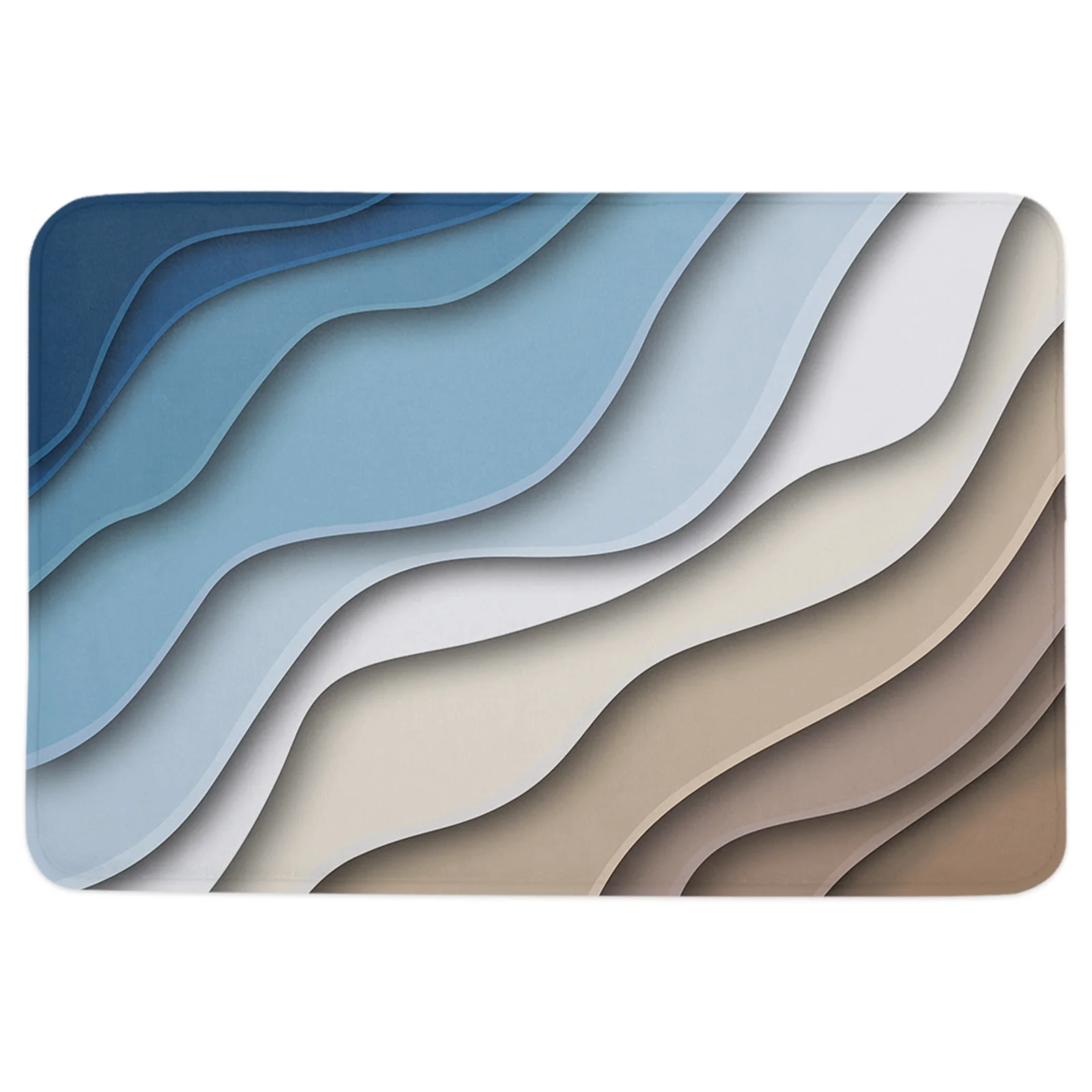 

Gradient Modern Geometric Abstract Beach Welcome Mat Grounding Mat Rug for Kitchen Floor Rug Bath Mat Bedroom Door Mat