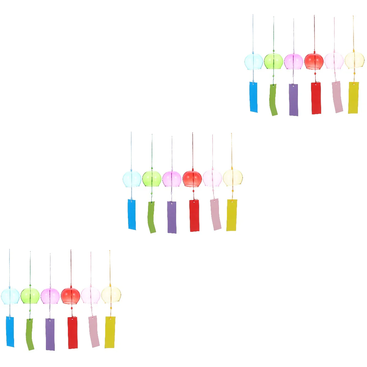 

18 Pcs Garden Hanging Delicate Home Decor Hanging Wind Bell Wedding Hanging Decor Decorative Wind Chime