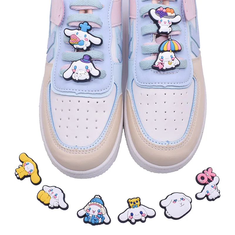 

Sanrio серия зажим для шнурков от обуви DIY Ювелирные изделия небольшие аксессуары декоративная пряжка для обуви холщовая обувь из ПВХ ремесло ...