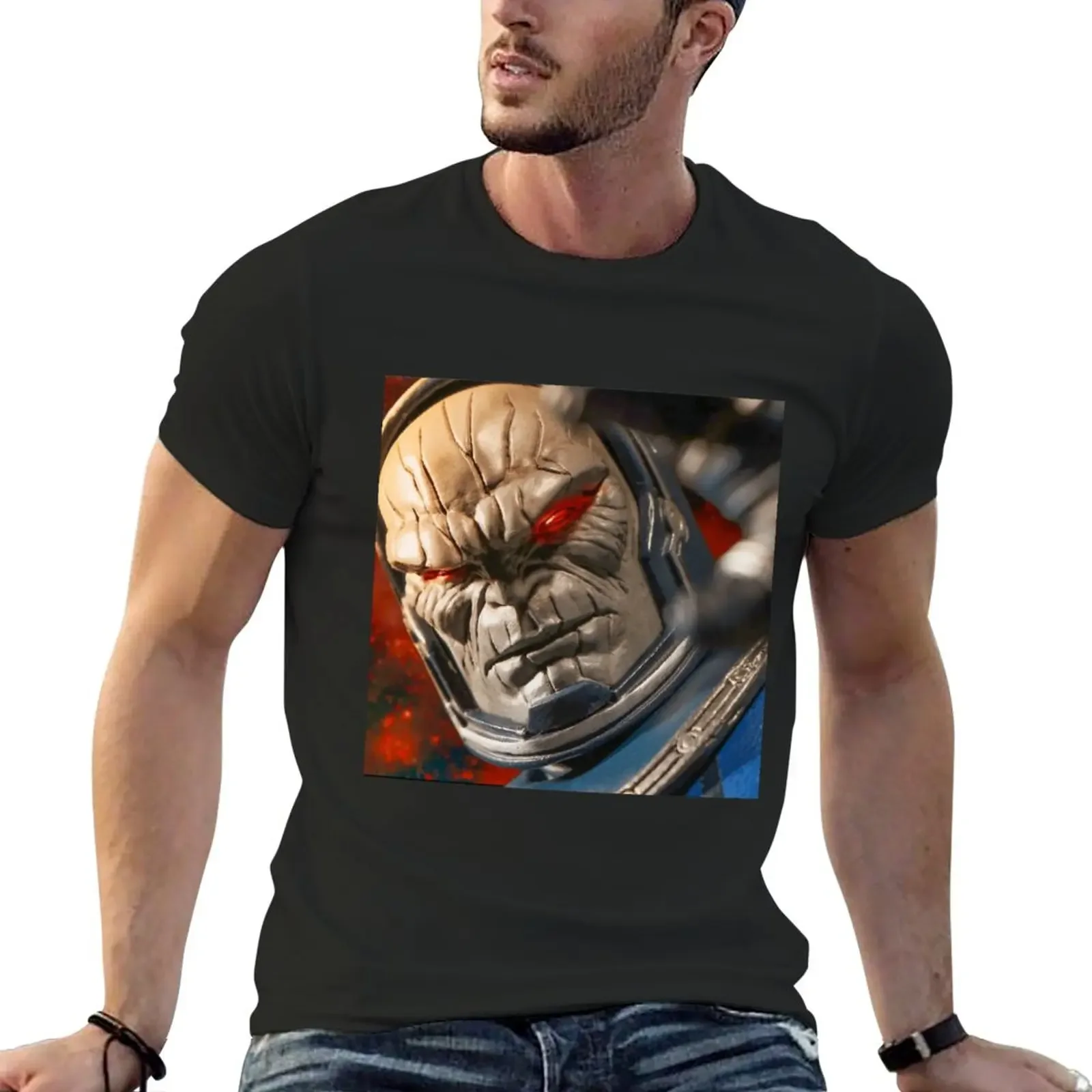 New Darkseid T-Shirt kawaii clothes summer top graphics t shirt funny shirts plain black men