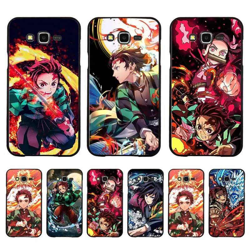 

RuiCaiCa Demon Slayer Kimetsu No Yaiba Phone Case For Samsung Galaxy J 4plus J6 J5 J72016 J7prime cover for J7Core J6plus Back