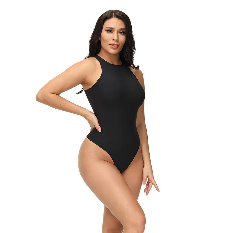 

Sexy Sleeveless Bodysuit Women's Top Fashion Solid Color Bodysuit Women's Jumpsuit Female's Swimsuit Clothing Shapewears