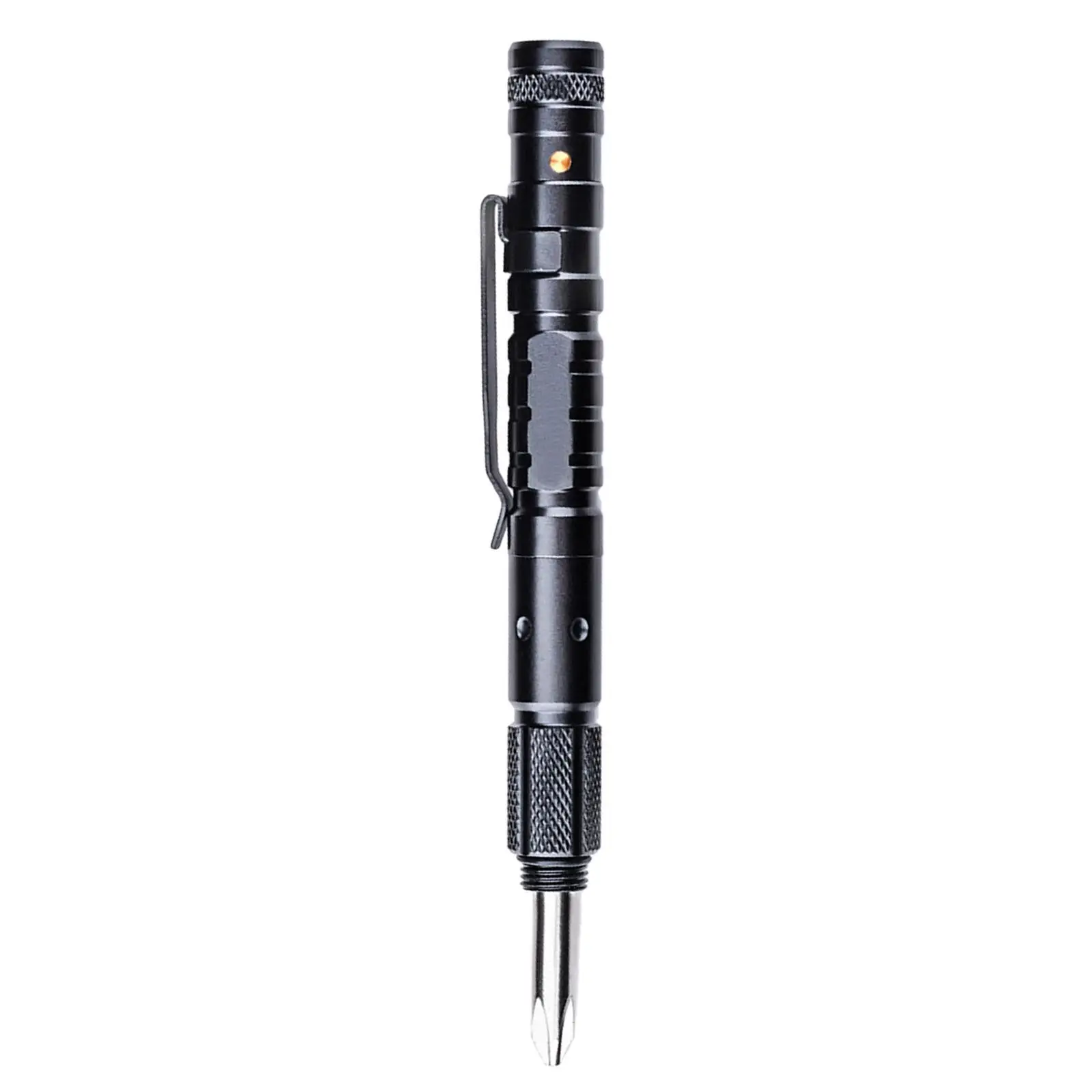

Flashlight, Tac Pen Light with Pen Flash Light Torch, Compact Lightweight,Waterproof Survival Multi-Tools Emergency Gear