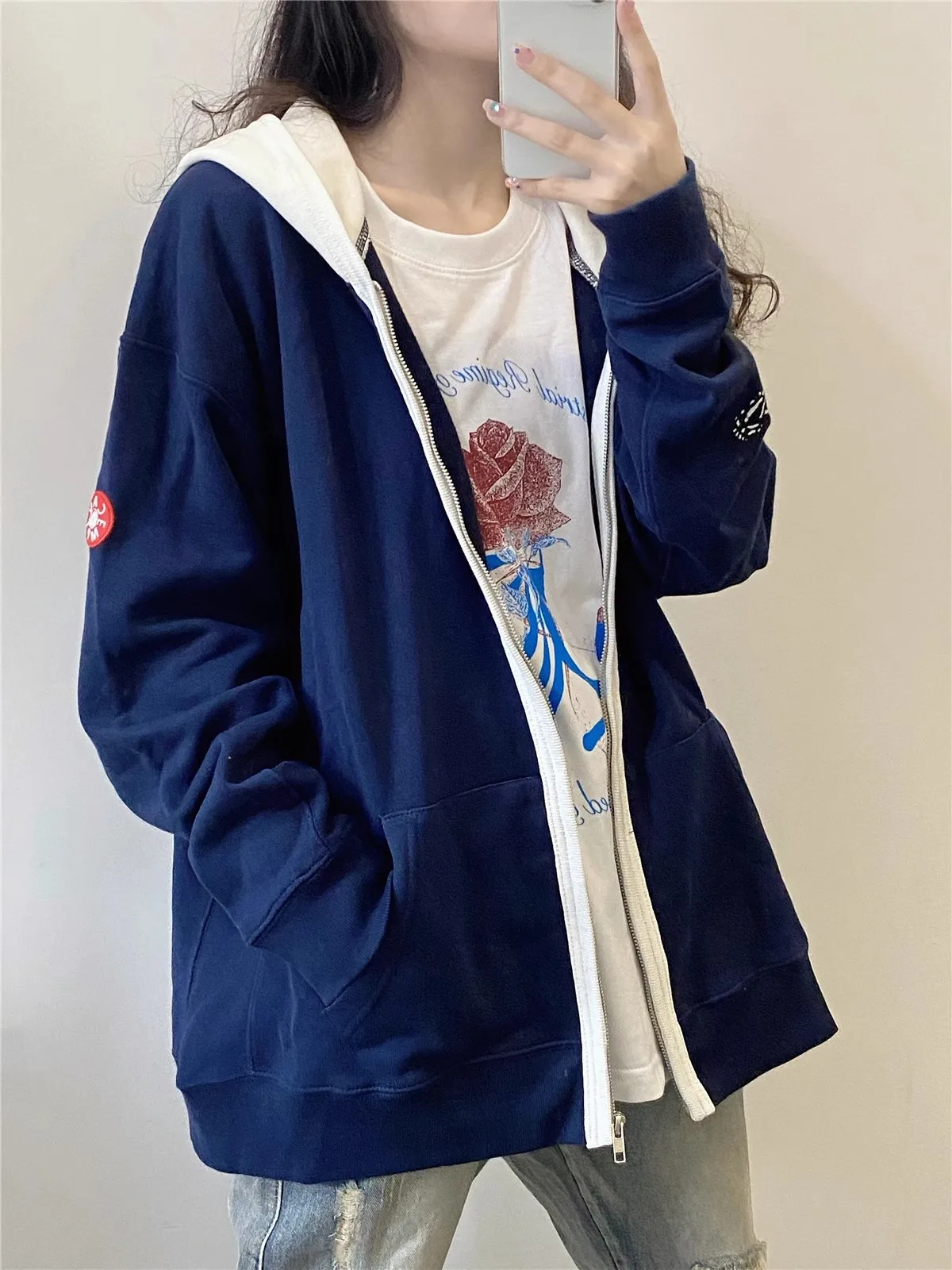 Толстовка CAVEMPT CE 2024 куртка на молнии толстовка с капюшоном для мужчин и женщин