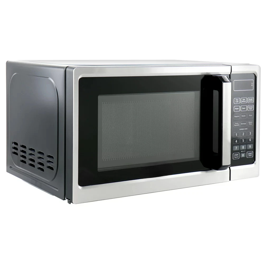

Cu Ft 900W Digital Microwave Oven with Turntable in Stainless Steel
