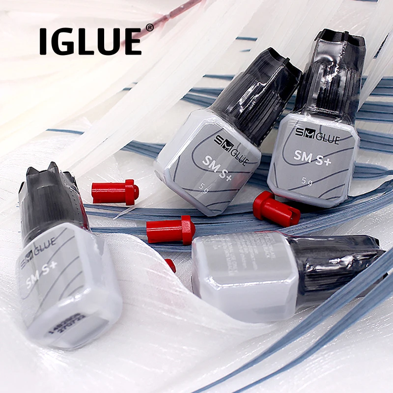 10 Bottles IGLUE HS SM S Plus Glue Eyelash Extensions 5ml Original Korea Makeup Tool Beauty Health Professional Shop Adhesive