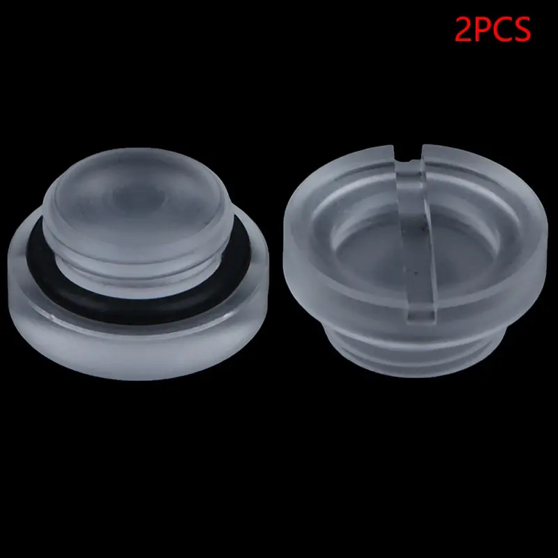

2pcs Frosted G1/4 Water Plug Matte Acrylic Water Stop Lock Seal Button Hand Twisting Water Cooling Fitting Transparent Flat Plug