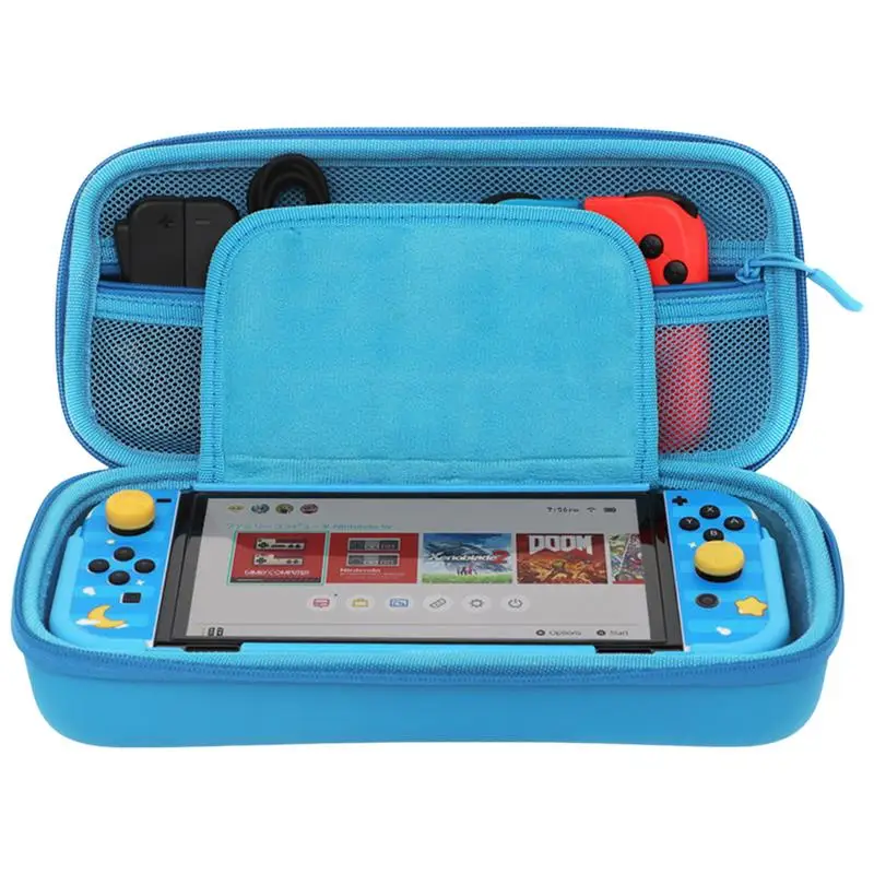 

Protective Pouch Storage Bag For NS Switch Console Portable Waterproof Case Cover Carrying Zipper Storage Bag Game Accessories