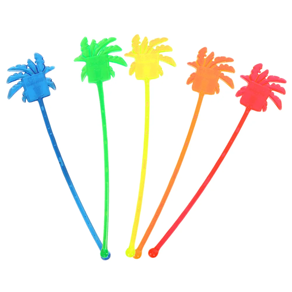 50 шт. красочная палочка для перемешивания напитков пластиковая мешалка форма