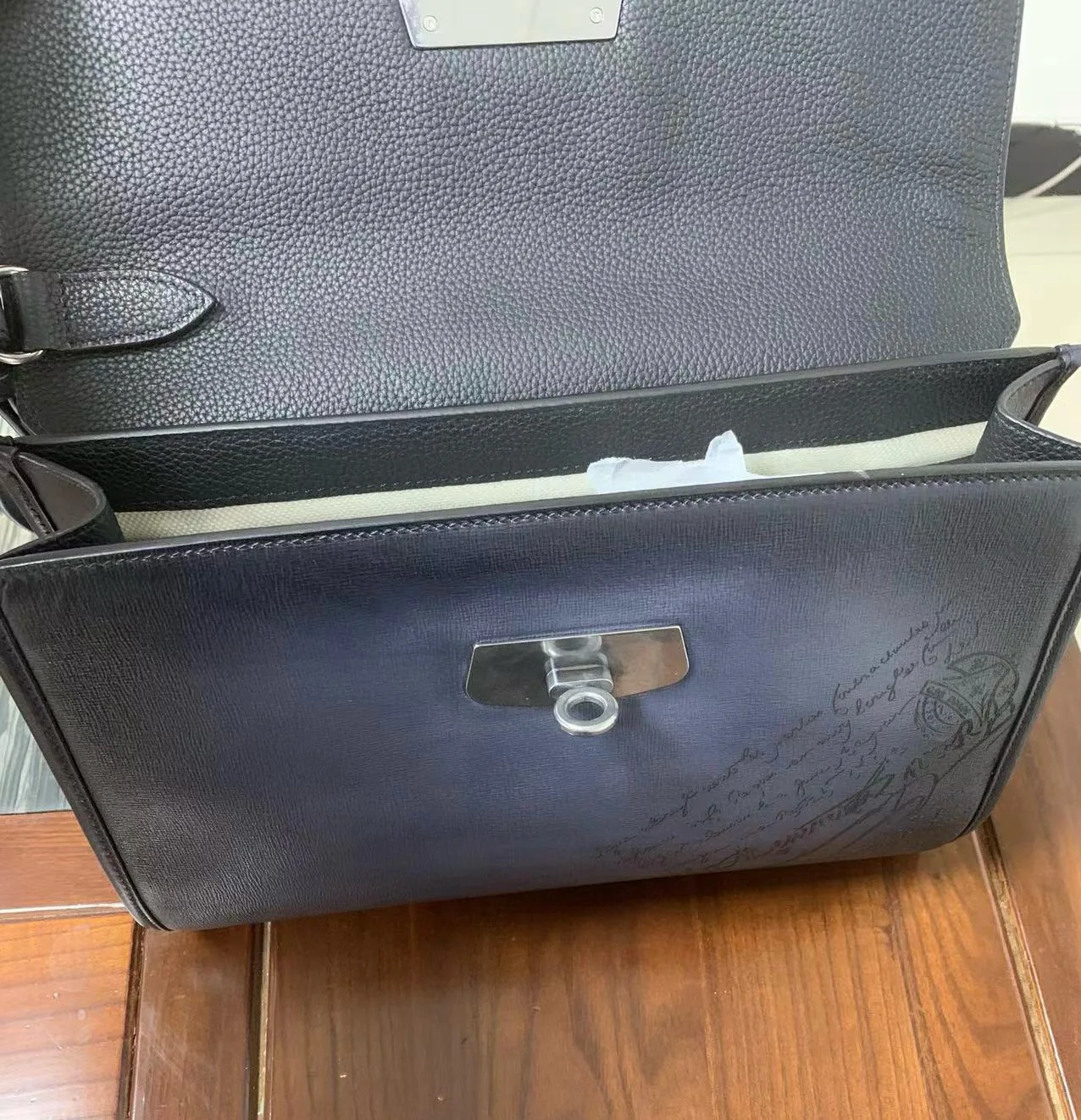 Кожаная сумка-мессенджер Seetoo Scritto цветной пользовательский узор индивидуальный