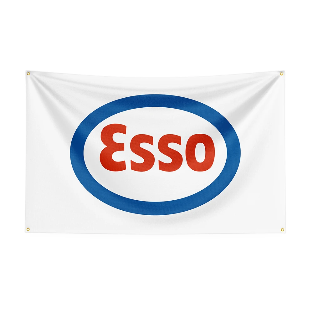 

3x5 Esso Flag Polyester Printed Oil Banner For Decor ft Flag DecorFlag Banner For Decor