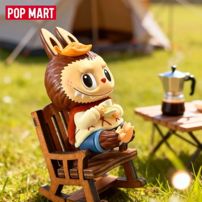 Фото POPMART LABUBU ZIMOMO теплый свитер ручная подвесная карта модные настольные украшения коллекция куклы-сюрприз зимний и новогодний подарок №4