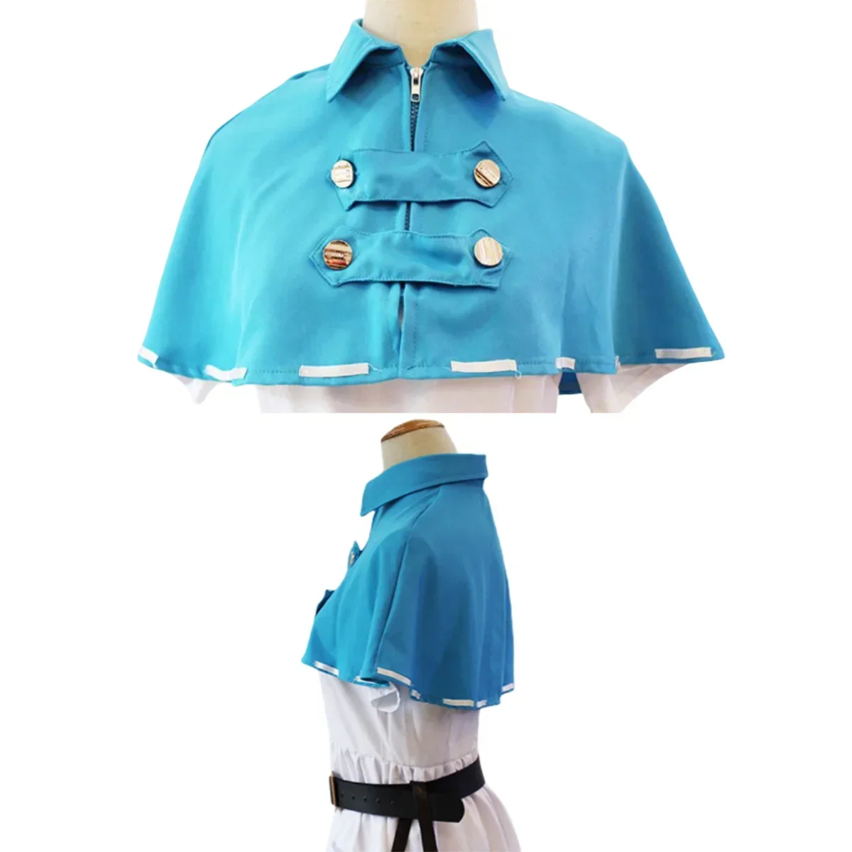 Костюм для косплея Эмили аниме из аниме-игры белое платье с париком Лидии Джонс