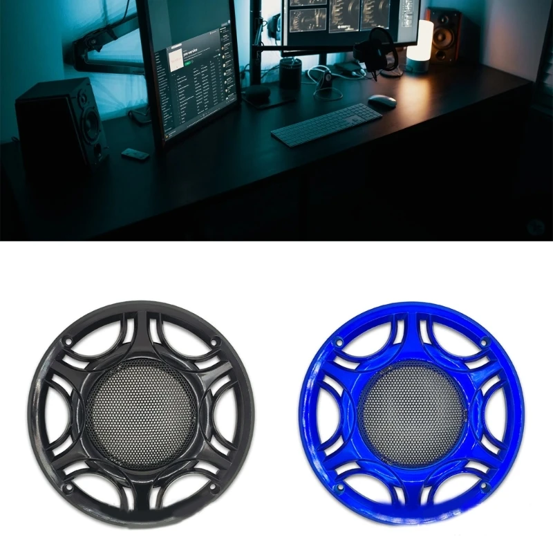

1PC Speakers Protective Cover 6 Inch Protective Mesh Net Grilles DIY