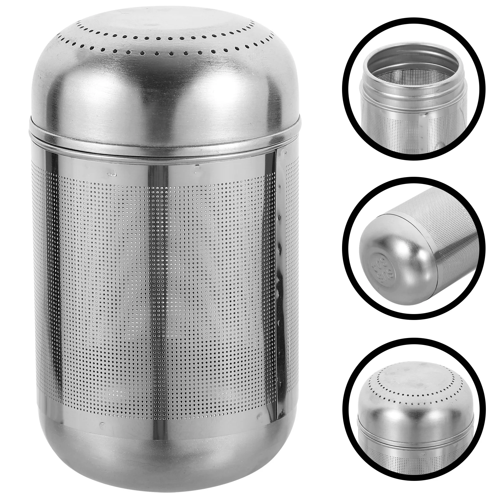 

Tea Filter Stainless Steel Strainer Leaf Loose Teapot Reusable Convenient Seasoning Infuser Home Accessory