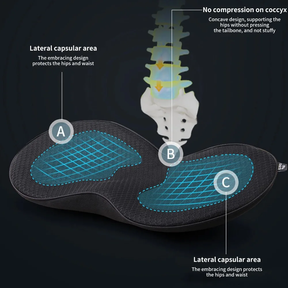 Подушка 2 в 1 для автомобильного сиденья подушка водителя из пены с эффектом
