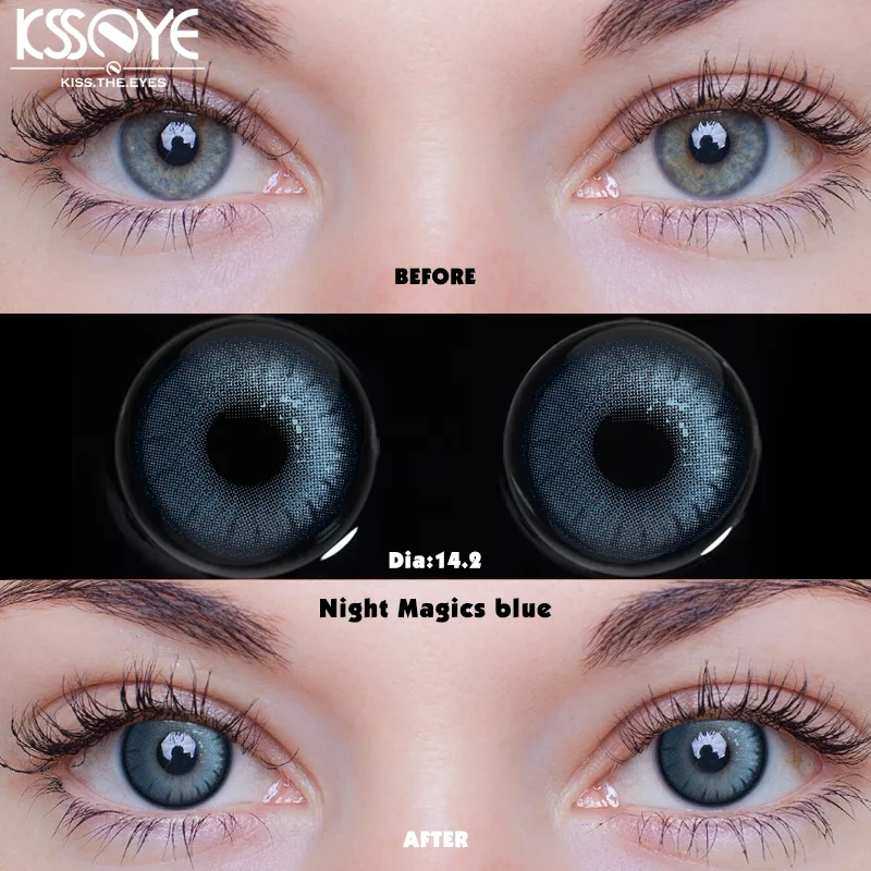 KSSEYE 2 шт. горячая распродажа цветные контактные линзы мягкие для красоты глаз