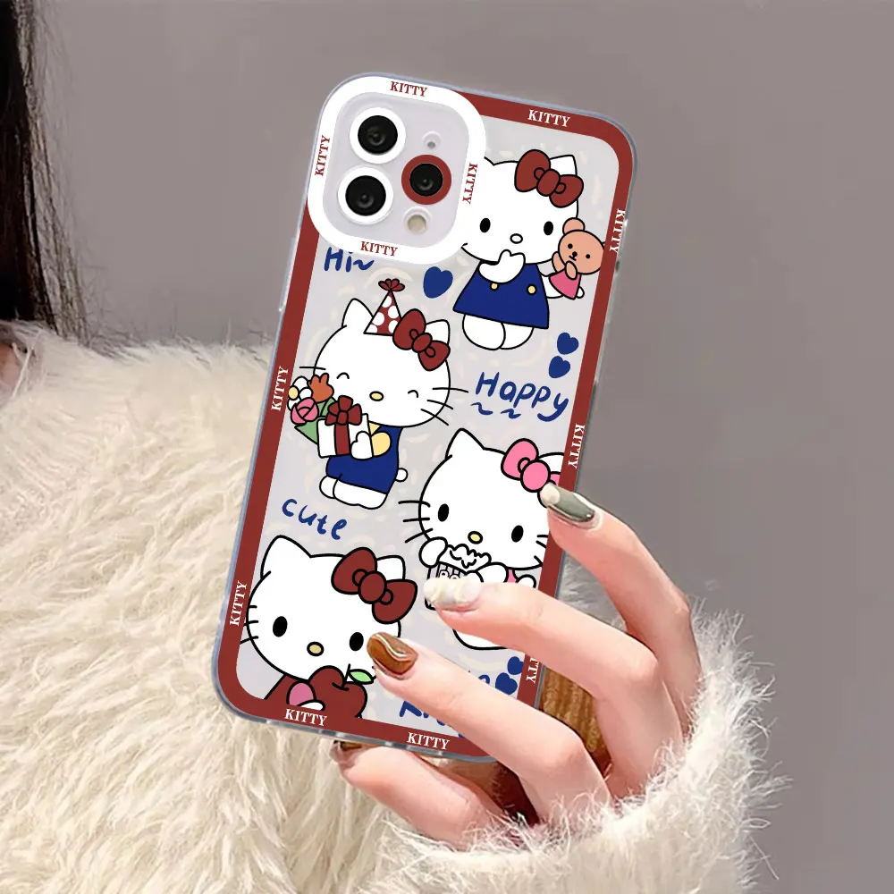 Милый чехол Hello Kitty Kuromi Melody для VIVO Y76 Y53S Y51 Y51A Y50 Y35 Y33T Y33S Y31 Y30 Y27 Y22S Y21 Y21A Y21S Y21T Y20