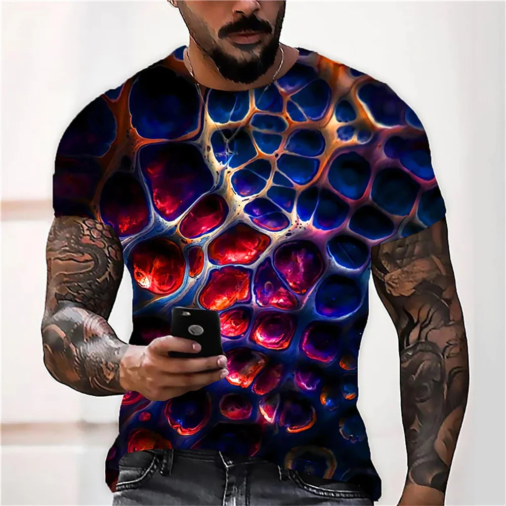 

Fashion Unisex T-shirt Summer 3D Casual T-shirt Personalized Fun Pattern Men's T-shirt